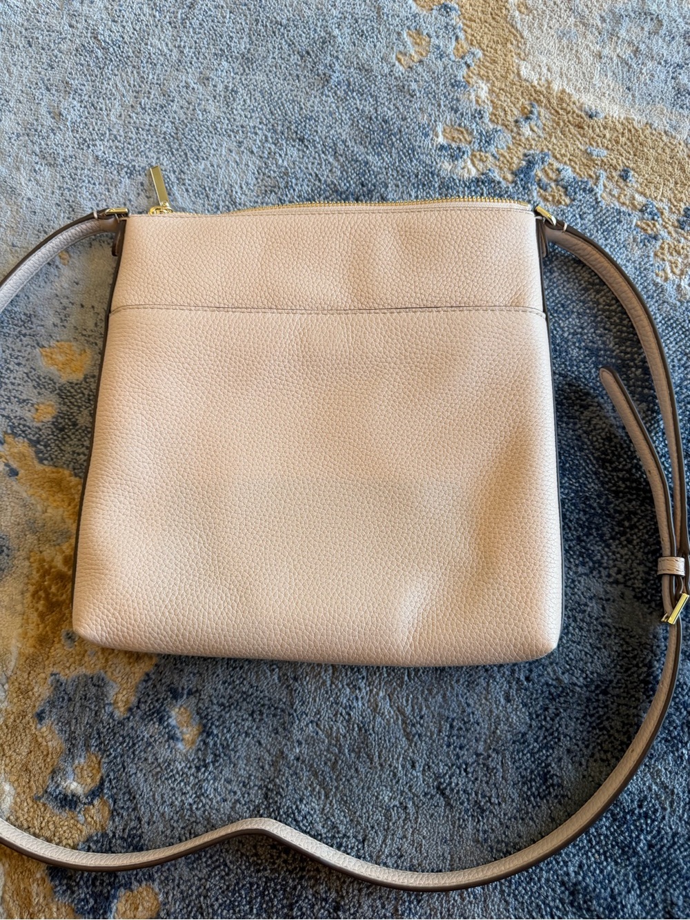 kate spade Pebbled Leather Crossbody - Light Bone/Taupe/Gray
